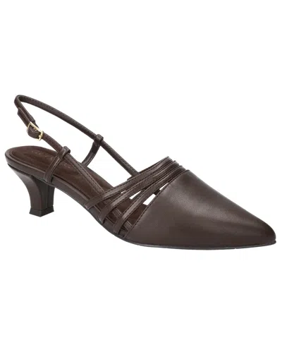 Easy Street Aura Slingback Pump In Burgundy