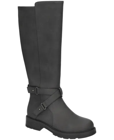 Easy Street Women's Austyn Slip Resistant Tall Boots In Black
