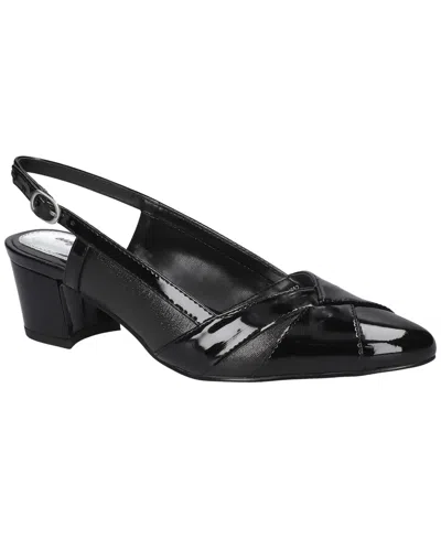 Easy Street Women's Avena Block Heel Pumps In Black Patent