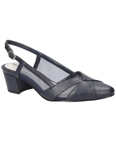 Easy Street Women's Avena Block Heel Pumps In Navy
