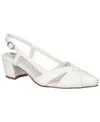 Easy Street Women's Avena Block Heel Pumps In White