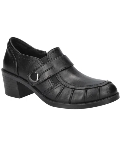 Easy Street Women's Ballad Block Heel Shooties In Black