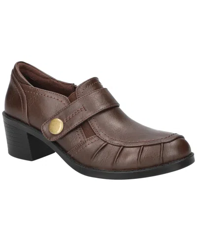 Easy Street Women's Ballad Block Heel Shooties In Brown