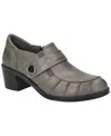 Easy Street Women's Ballad Block Heel Shooties In Grey