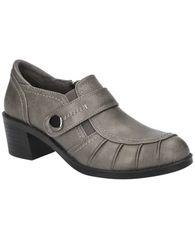 Easy Street Women's Ballad Block Heel Shooties In Grey