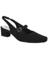 EASY STREET WOMEN'S CAMEO SQUARE TOE SLINGBACK PUMPS