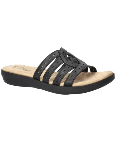 Easy Street Women's Cammie Slide Slip-on Sandals In Black