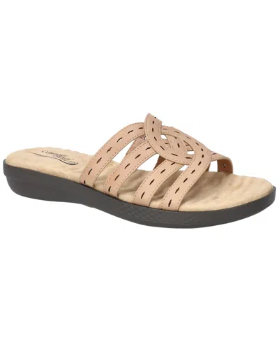 Easy Street Women's Cammie Slide Slip-on Sandals In Nude