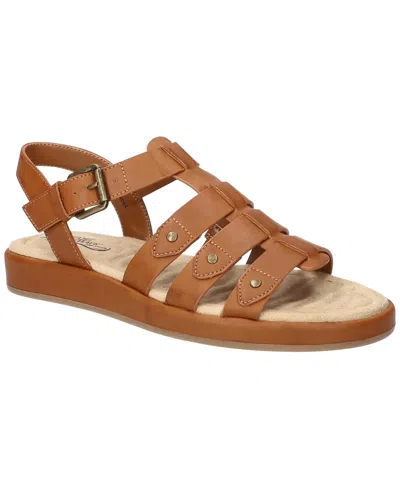 Easy Street Women's Chirp Gladiator Buckle Sandals In Luggage