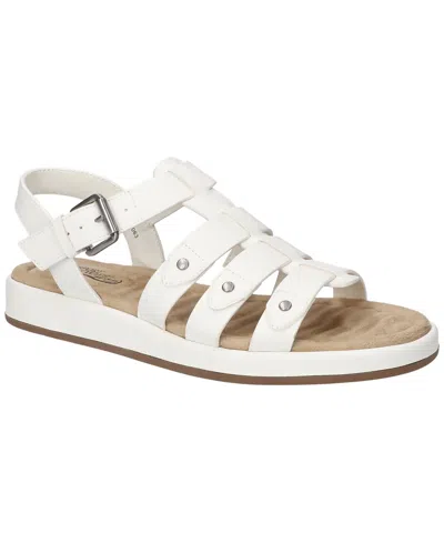 Easy Street Women's Chirp Gladiator Buckle Sandals In White