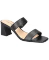 Easy Street Women's Clovelle Slip-on Block Heel Sandals In Black