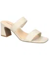 Easy Street Women's Clovelle Slip-on Block Heel Sandals In Bone