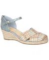 EASY STREET WOMEN'S COAST ESPADRILLE WEDGE SANDALS