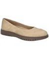 Easy Street Women's Cosma Comfort Ballet Flats In Natural