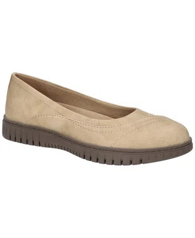 Easy Street Women's Cosma Comfort Ballet Flats In Natural