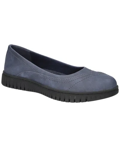 Easy Street Women's Cosma Comfort Ballet Flats In Navy
