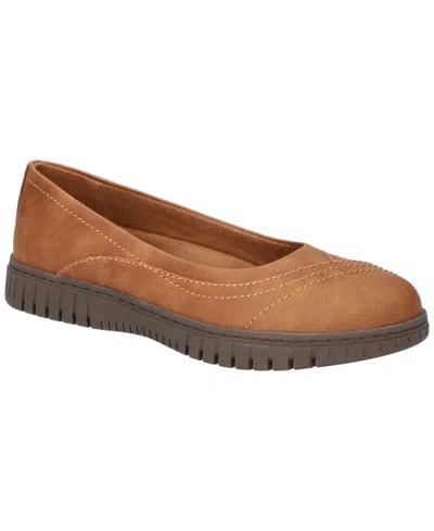 Easy Street Women's Cosma Comfort Ballet Flats In Tan