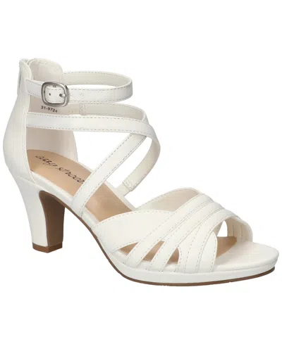 Easy Street Women's Crissa Buckle Dress Sandals In White