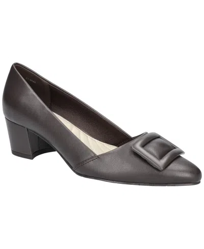 Easy Street Women's Dali Block Heel Pumps In Brown