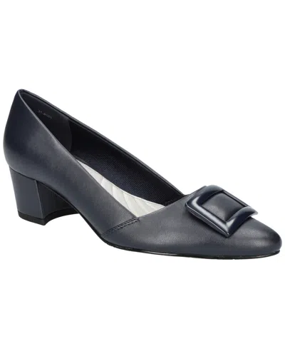 Easy Street Women's Dali Block Heel Pumps In Navy