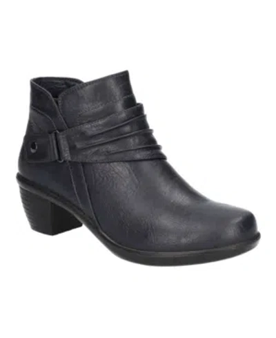 Easy Street Women's Damita Booties In Navy