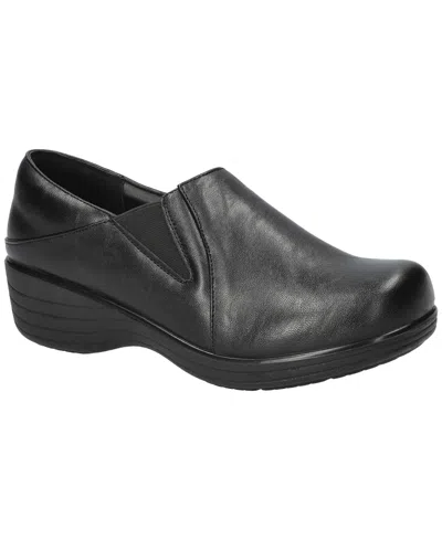 Easy Street Women's Domino Slip Resistant Clogs In Black