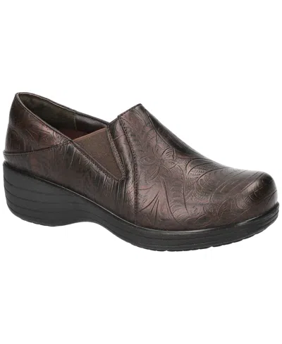 Easy Street Women's Domino Slip Resistant Clogs In Blue