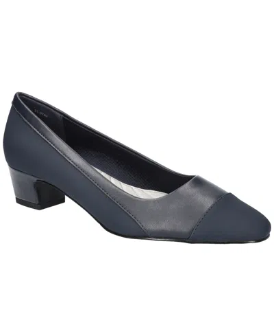 Easy Street Women's Dottie Slip-on Pumps In Navy Lamy