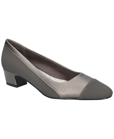 Easy Street Women's Dottie Slip-on Pumps In Pewter Lamy