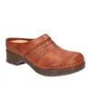 Easy Street Women's Easy Works Sidra Slip Resistant Clogs In Hickory