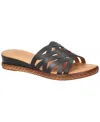 Easy Street Women's Edda Wedge Heel Sandals In Black
