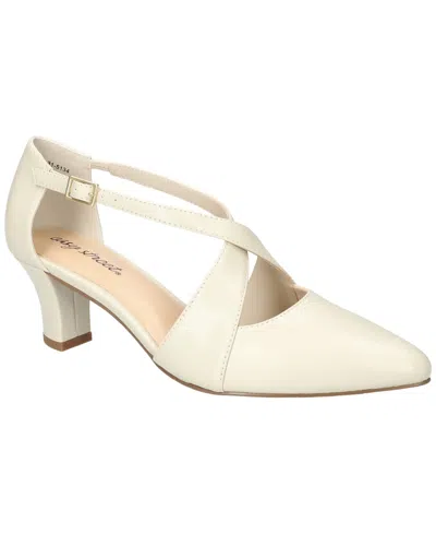 Easy Street Women's Elegance Dress Heel Pumps In Bone