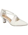 Easy Street Women's Elegance Dress Heel Pumps In White