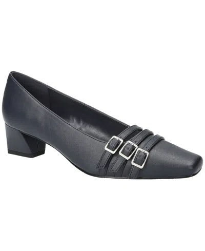 Easy Street Women's Enya Square Toe Pumps In Blue