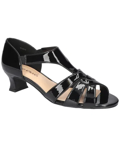 Easy Street Women's Essie Slip-on Dress Sandals In Black Patent