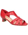 Easy Street Womens Essie Heeled Sandals In Red