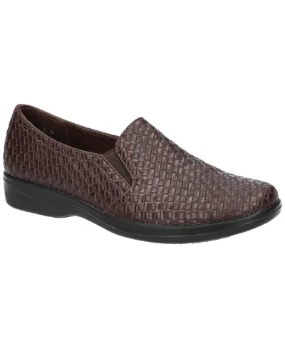 Easy Street Women's Eternity Comfort Flats In Brown Woven
