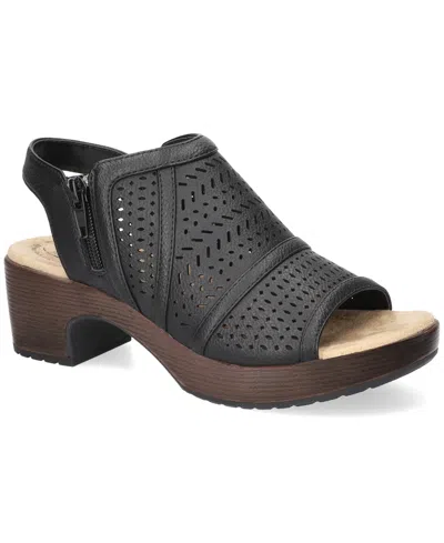 Easy Street Women's Evan Open Toe Platform Sandals In Multi