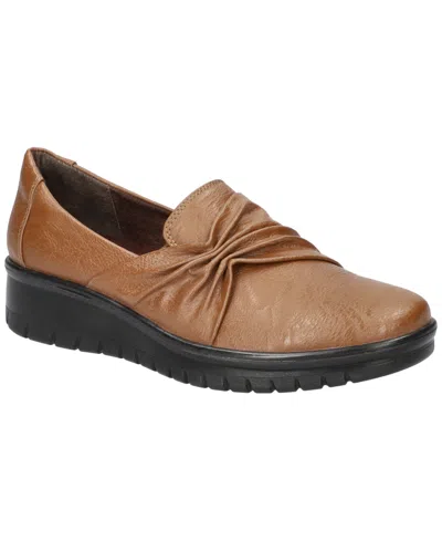 Easy Street Women's Faith Comfort Slip-on Flats In Tan