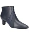 Easy Street Falcon Pointed Toe Bootie In Navy