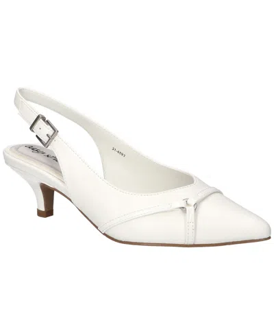 Easy Street Women's Feena Slingback Pumps In White