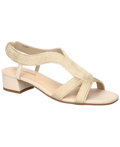 Easy Street Women's Festival Block Heel Sandals In Beige Woven