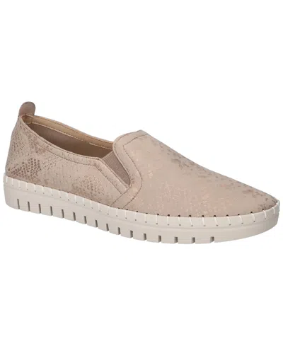 Easy Street Women's Fresh Slip On Sneakers In Champagne Snake