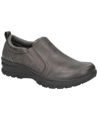 Easy Street Women's Garland Slip Resistant Flats In Grey