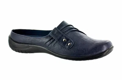Easy Street Women's Holly Loafer In Navy/matte