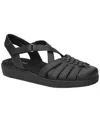 Easy Street Women's Hue Round Toe Flats In Black