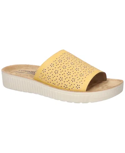 Easy Street Women's Ivey Slide Slip-on Sandals In Yellow