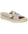 Easy Street Women's Ja Wedge Heel Sandals In Gray