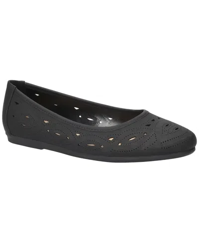 Easy Street Women's Jackie Slip-on Ballet Flats In Black