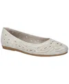 Easy Street Women's Jackie Slip-on Ballet Flats In Gray
